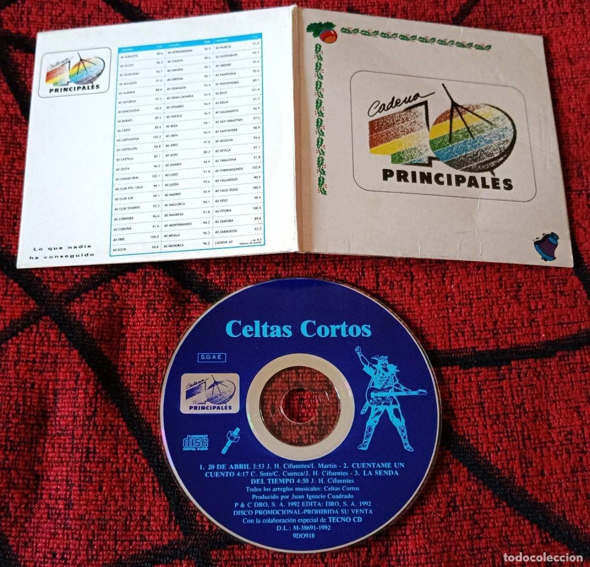 CDs de m&uacute;sica: CELTAS CORTOS ** Navidad 40 Principales ** CD SINGLE PROMOCIONAL 1992