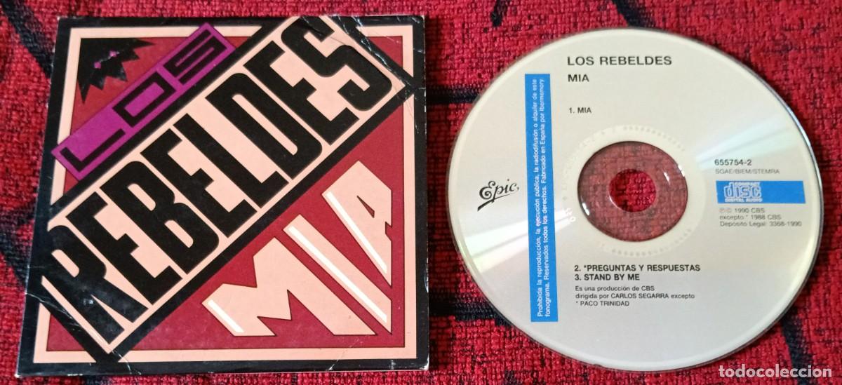 CDs de m&uacute;sica: LOS REBELDES ** Mia ** CD SINGLE 1990 - Foto 1