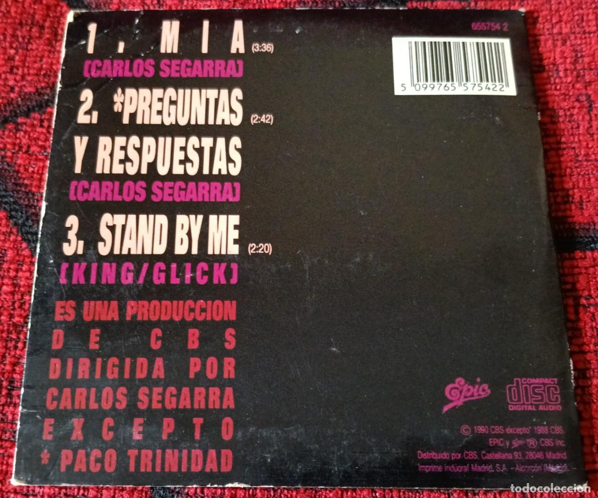CDs de m&uacute;sica: LOS REBELDES ** Mia ** CD SINGLE 1990 - Foto 2