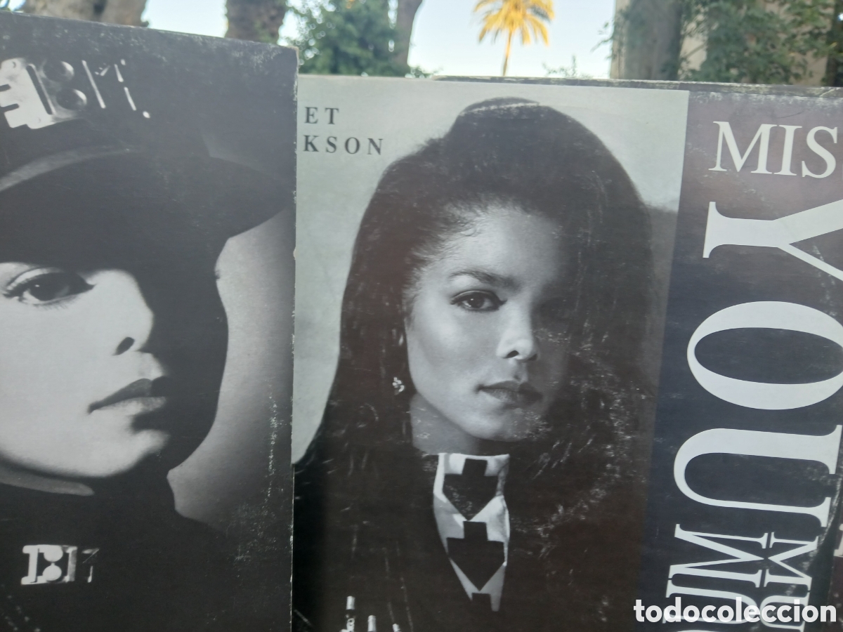 CDs de m&uacute;sica: VINILO, TRES LP DE JANET JACKSONS. - Foto 2