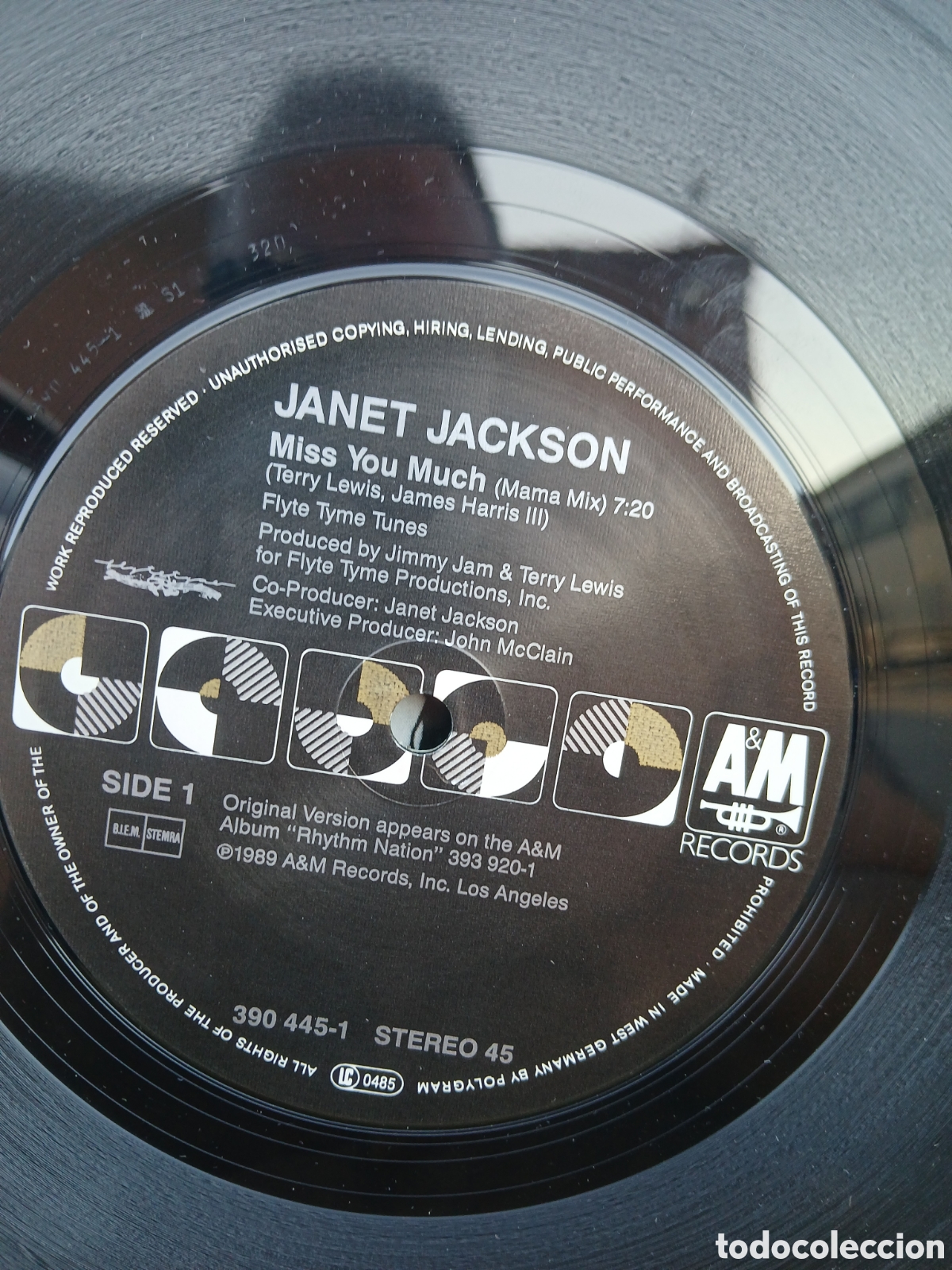 CDs de m&uacute;sica: VINILO, TRES LP DE JANET JACKSONS. - Foto 6