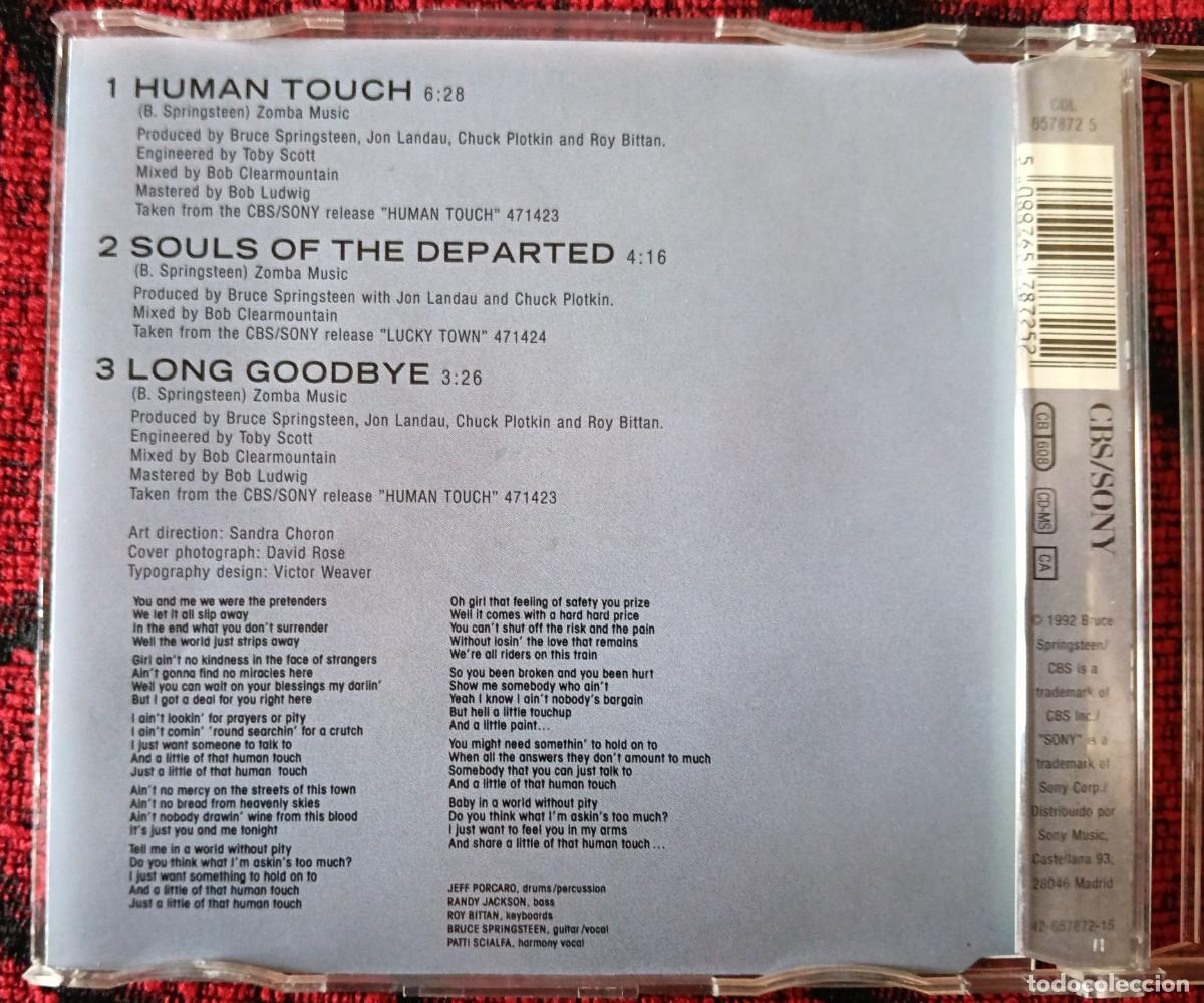 CDs de m&uacute;sica: BRUCE SPRINGSTEEN ** Human Touch ** CD SINGLE 1992 - Foto 2
