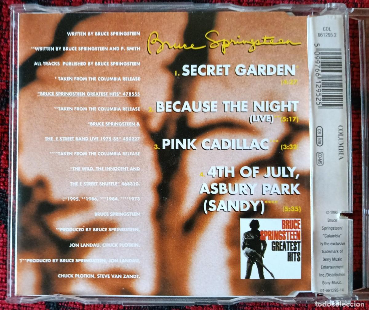 CDs de m&uacute;sica: BRUCE SPRINGSTEEN ** Secret Garden ** CD SINGLE 1995 - Foto 2
