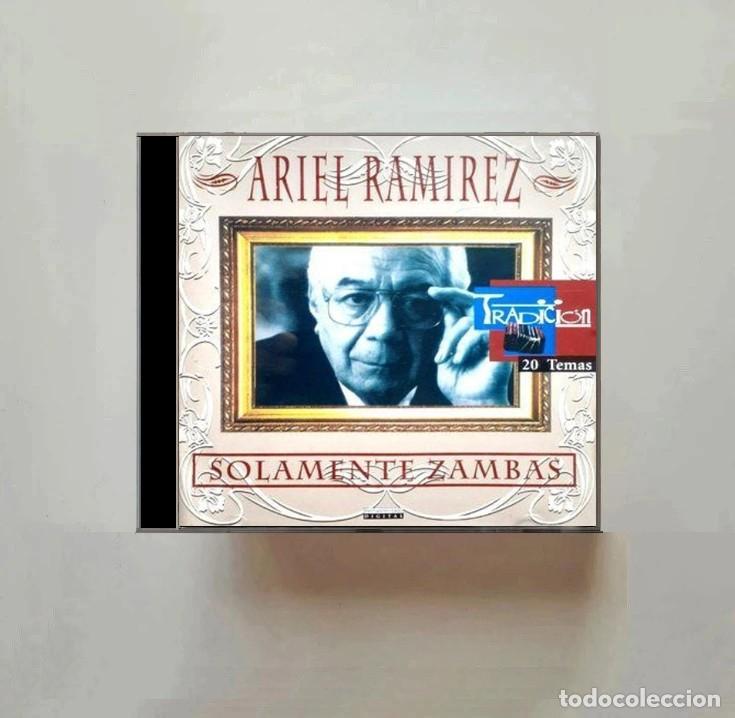 CDs de m&uacute;sica: ARIEL RAMIREZ. SOLAMENTE ZAMBAS. CD.