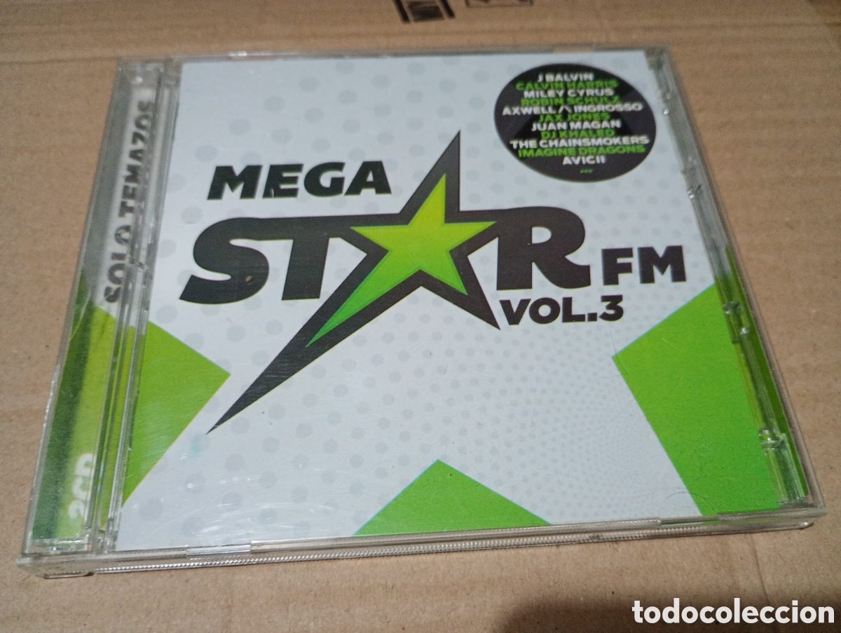 CDs de m&uacute;sica: Mega star FM volumen 3 CD 2 discos