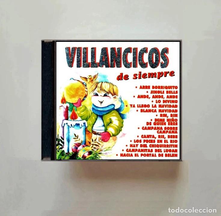 CDs de m&uacute;sica: VILLANCICOS DE SIEMPRE. BLANCA NAVIDAD. JINGLE BELLS. ARRE BORRIQUITO. CD.