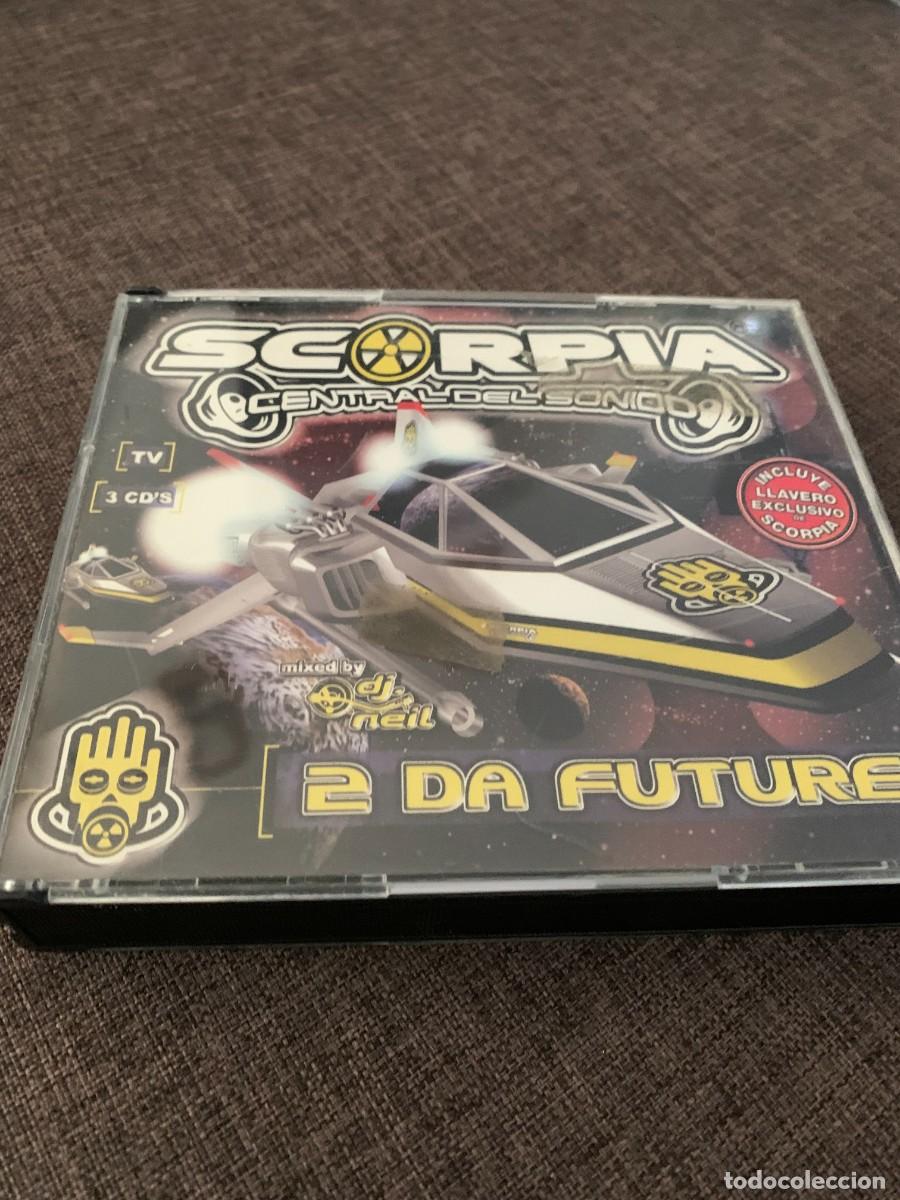 CDs de m&uacute;sica: TRIPLE CD. SCORPIA. 2 DA FUTURE. BUENA CONSERVACION.