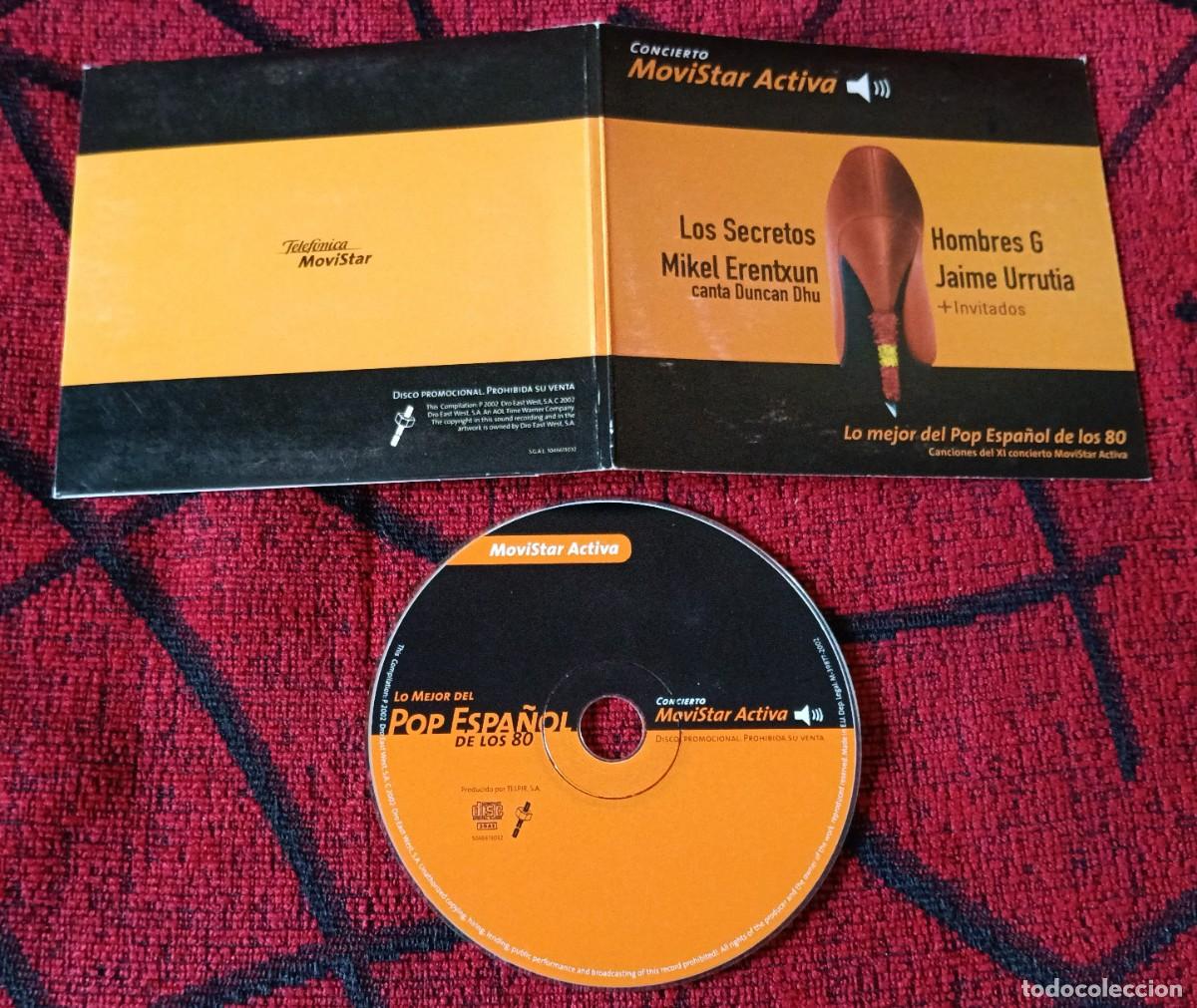 CDs de m&uacute;sica: Lo Mejor Del Pop Espa&ntilde;ol De Los 80 CD PROMOCIONAL 2002 GABINETE CALIGARI Hombres G DUNCAN DHU