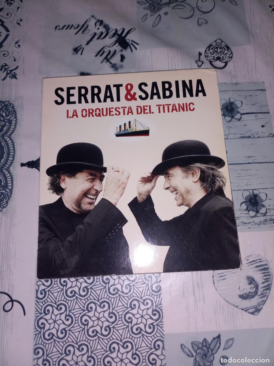 CDs de m&uacute;sica: CD SERRAT Y SABINA LA ORQUESTA DEL TITANIC