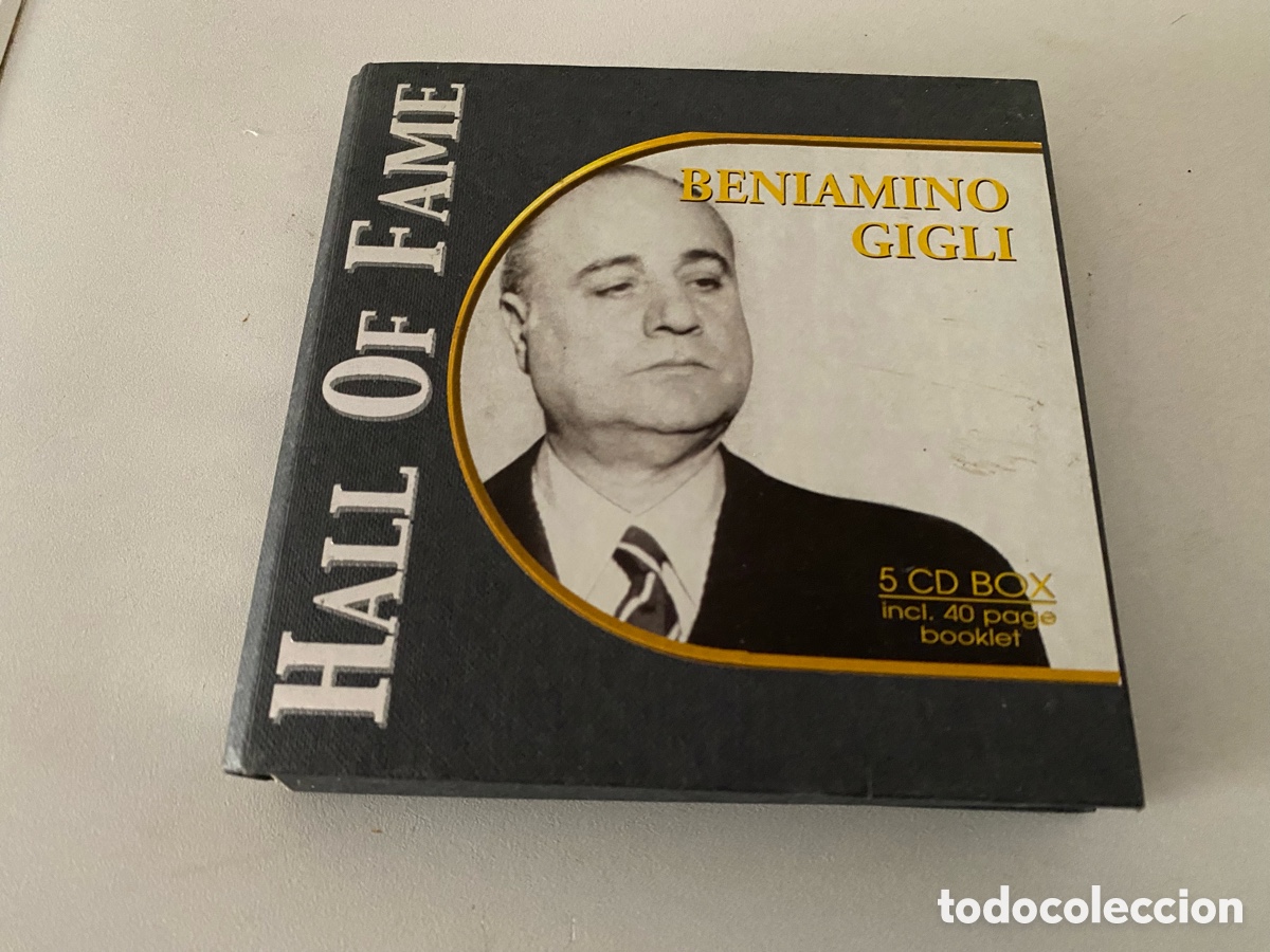 CDs de m&uacute;sica: Beniamino Gigli Hall Of Fame 5 Box Cd
