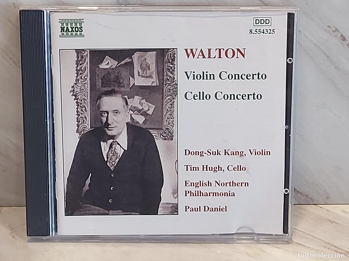 CDs de m&uacute;sica: WILLIAM WALTON | VIOLIN CONCERTO | CELLO CONCERTO | KANG | HUGH | CD-NAXOS-1999
