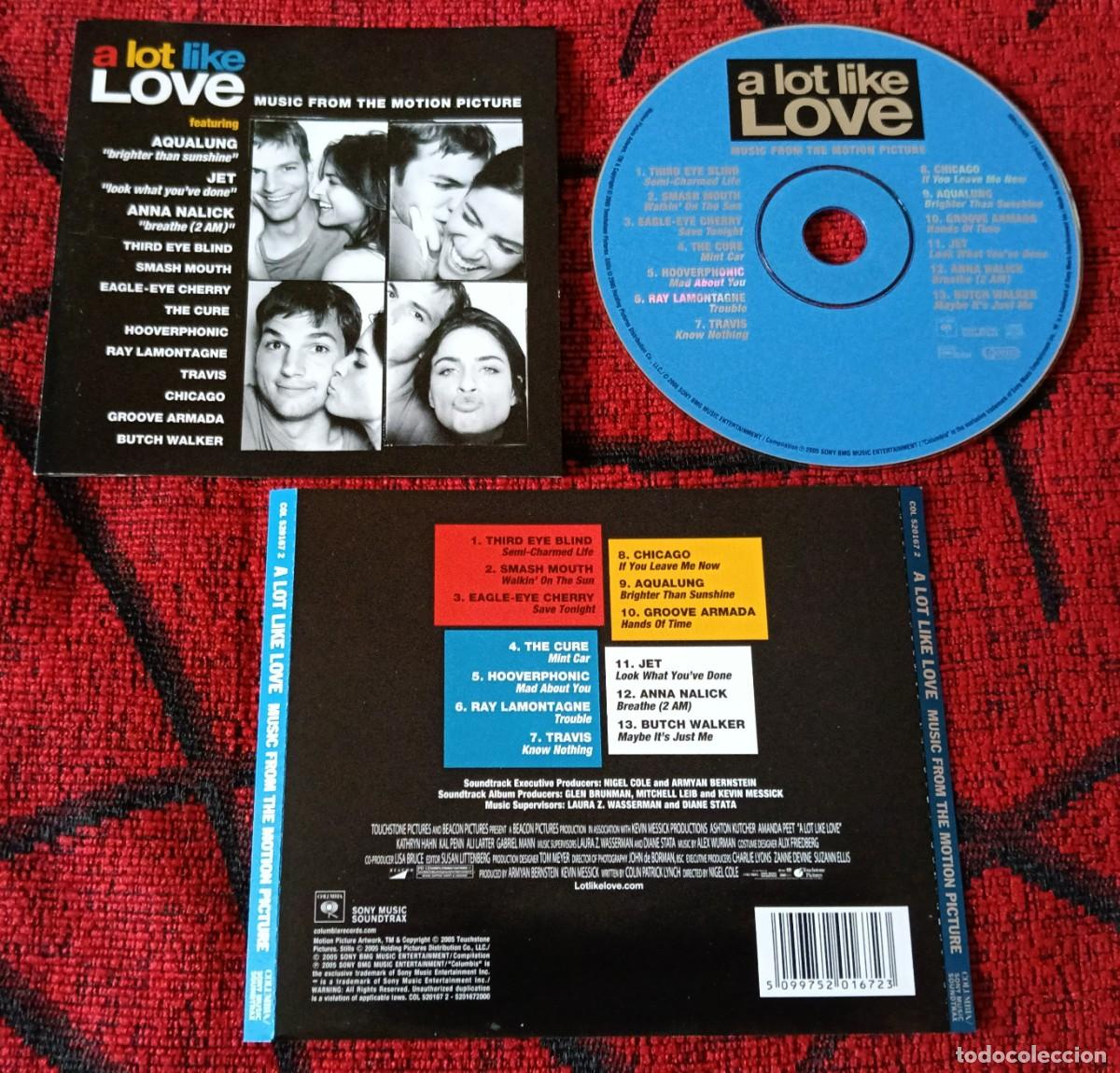 CDs de m&uacute;sica: A LOT LIKE LOVE **Banda Sonora** 2005 CD THE CURE Hooverphonic SMASH MOUTH Travis
