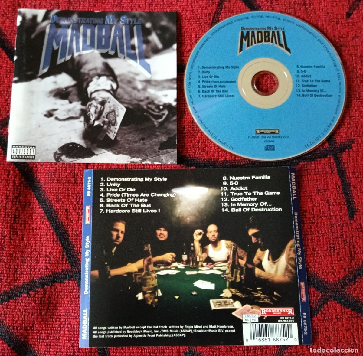 CDs de m&uacute;sica: MADBALL ** Demonstrating My Style ** CD 1996