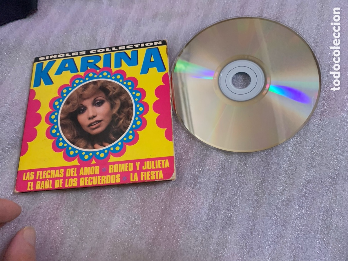 CDs de m&uacute;sica: CD Karina colecci&oacute;n CD singles collection - Foto 1
