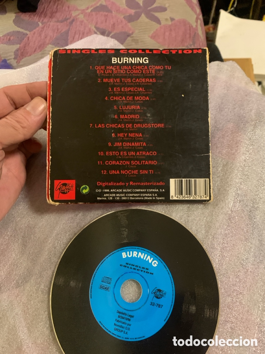 CDs de m&uacute;sica: Single collection burning CD single lote burning - Foto 2