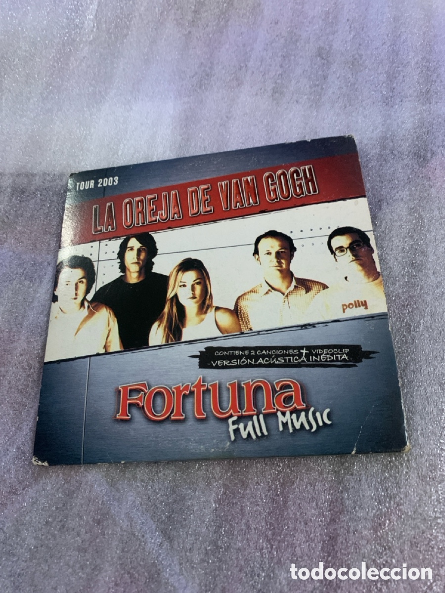 CDs de m&uacute;sica: La oreja de van gogh CD promocional fortuna cd single remix raro cd dificil