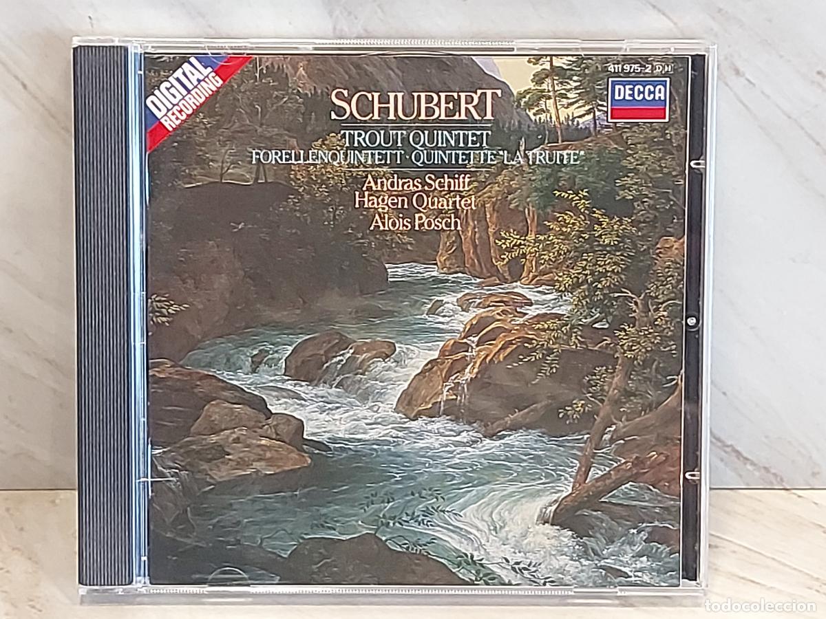 CDs de m&uacute;sica: SCHUBERT | TROUT QUINTET D 667 | ANDR&Aacute;S SCHIFF | HAGEN QUARTETT | DECCA CD 1984