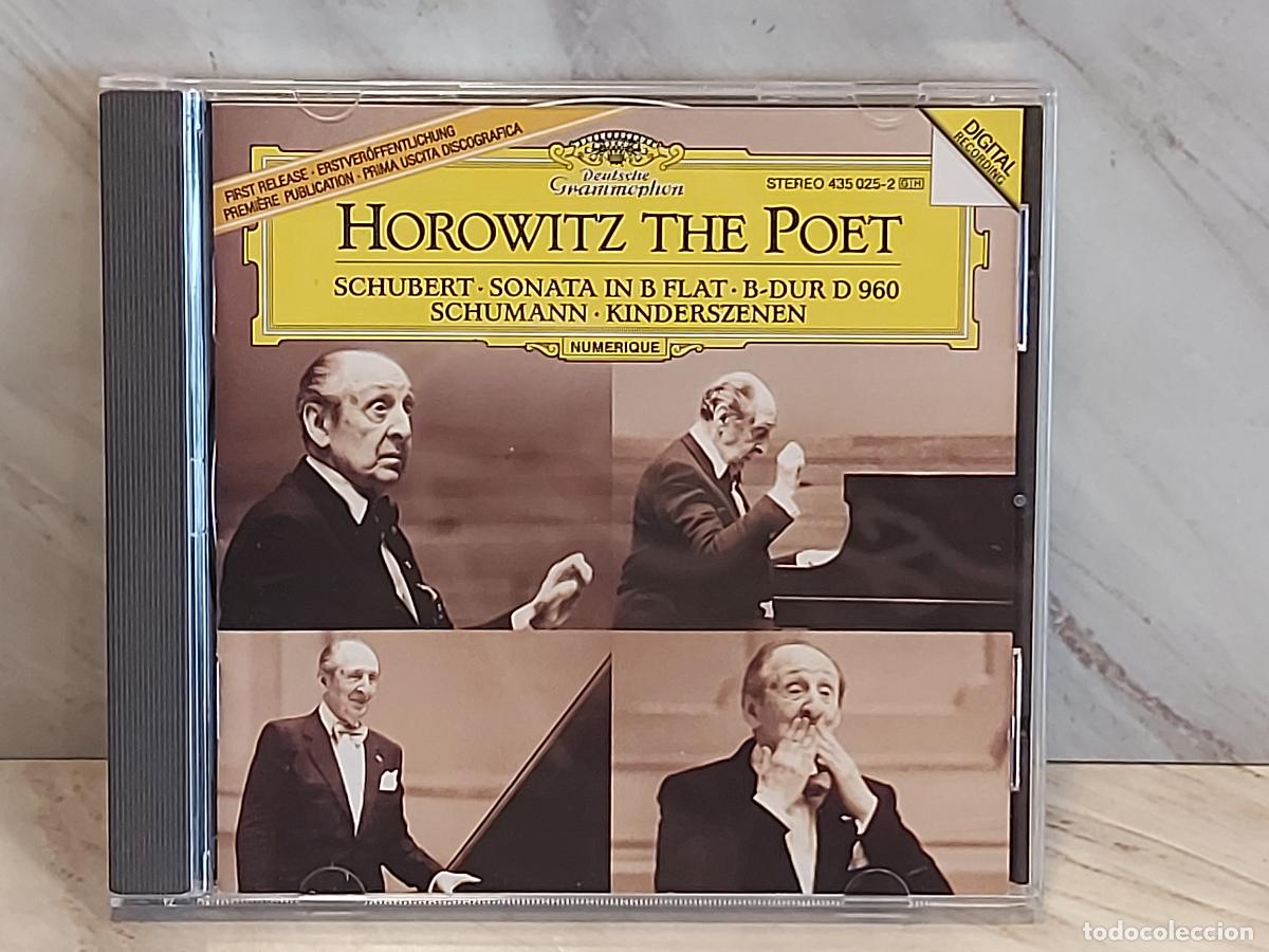 CDs de m&uacute;sica: HOROWITZ THE POET | SCHUBERT | SCHUMANN | DEUTSCHE GRAMMOPHON | CD 1991