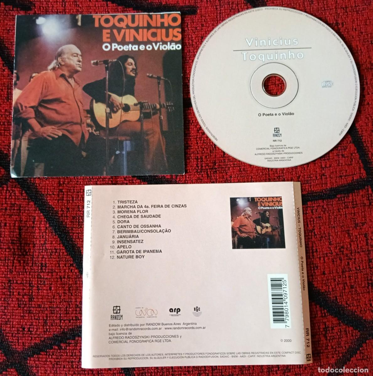 CDs de m&uacute;sica: TOQUINHO & VINICIUS ** O Poeta e o Viol&atilde;o ** CD 2000 ARGENTINA