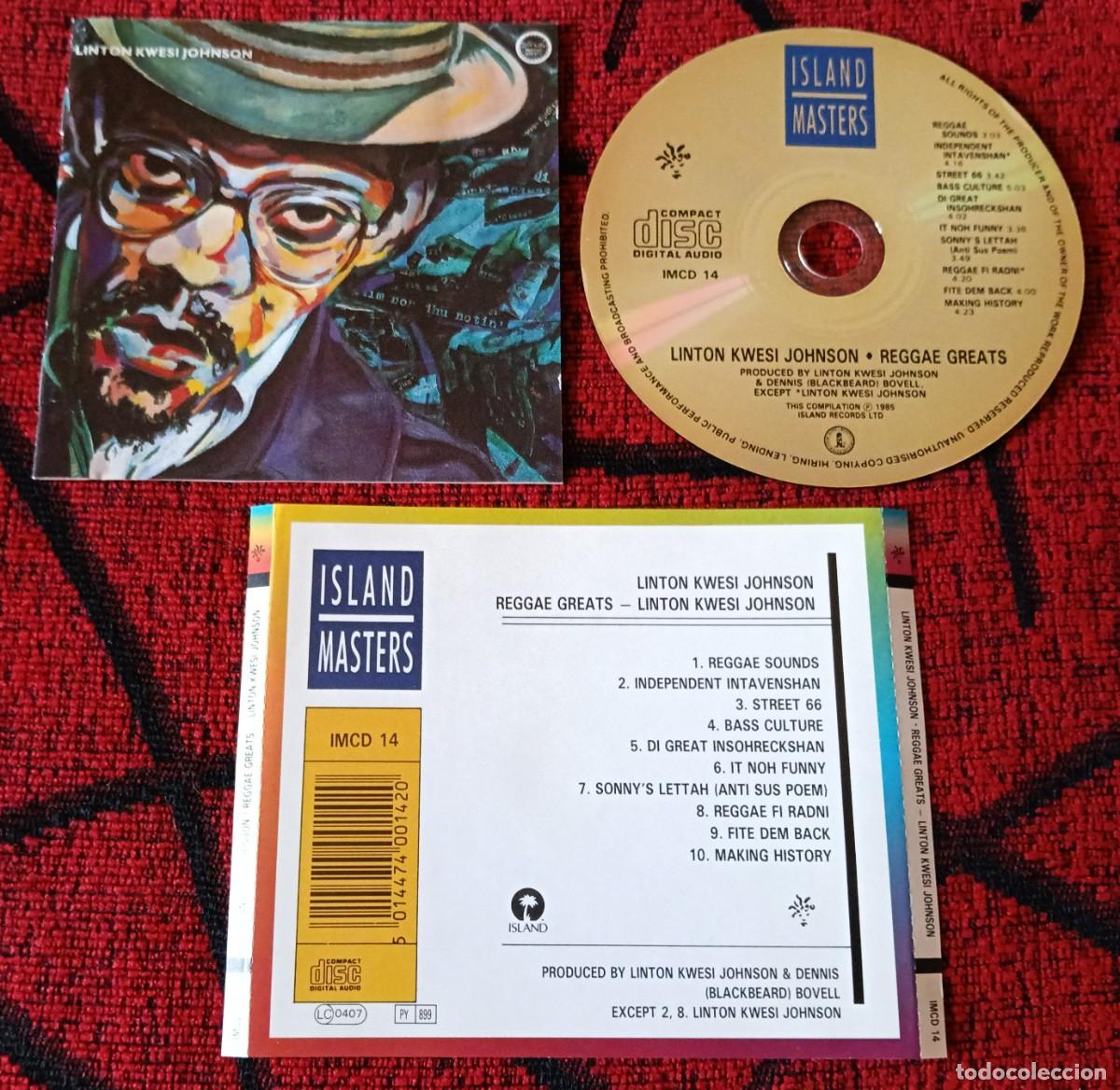 CDs de m&uacute;sica: LINTON KWESI JOHNSON ** Reggae Greats ** CD