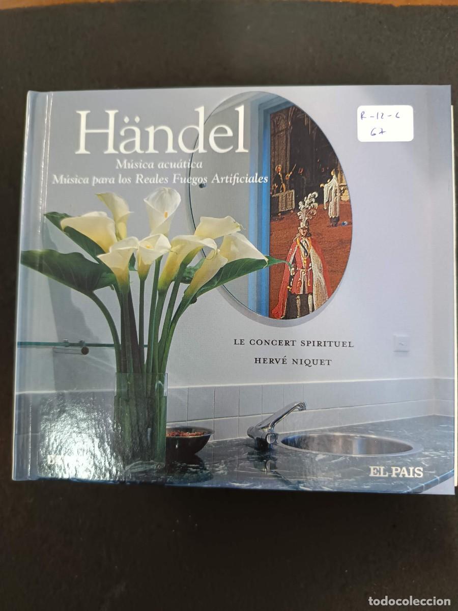 CDs de m&uacute;sica: H&Auml;NDEL: M&Uacute;SICA ACU&Aacute;TICA / M&Uacute;SICA PARA LOS REALES FUEGOS ARTIFICIALES. DIR: HERV&Eacute; NIQUET. (DIVERDI)
