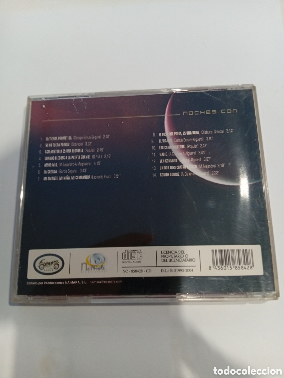 CDs de m&uacute;sica: Raphael Noches Con Raphael - Foto 2
