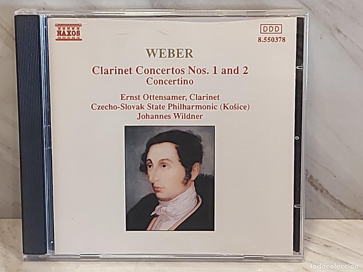 CDs de m&uacute;sica: WEBER | CONCIERTOS PARA CLARINETE 1 Y 2 | OTTENSAMER | NAXOS | CD 1990