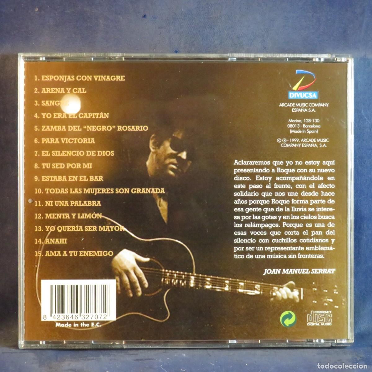CDs de m&uacute;sica: ROQUE NARVAJA - ESPONJAS CON VINAGRE - CD - Foto 2