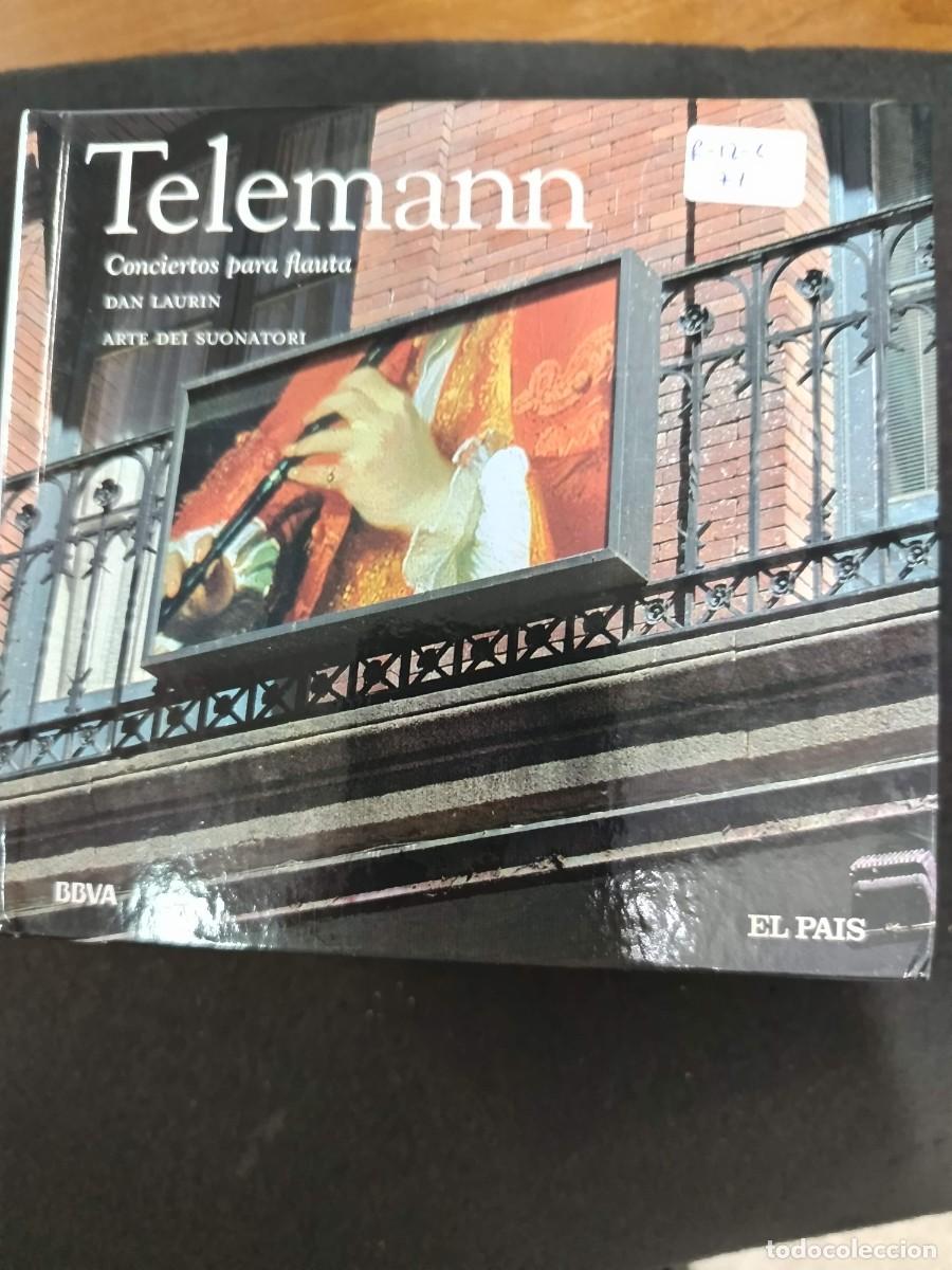 CDs de m&uacute;sica: TELEMANN: CONCIERTOS PARA FLAUTA. FLAUTA DULCE: DAN LAURIN. VIOLA DE GAMBA: MARK CAUDIE. (DIVERDI)