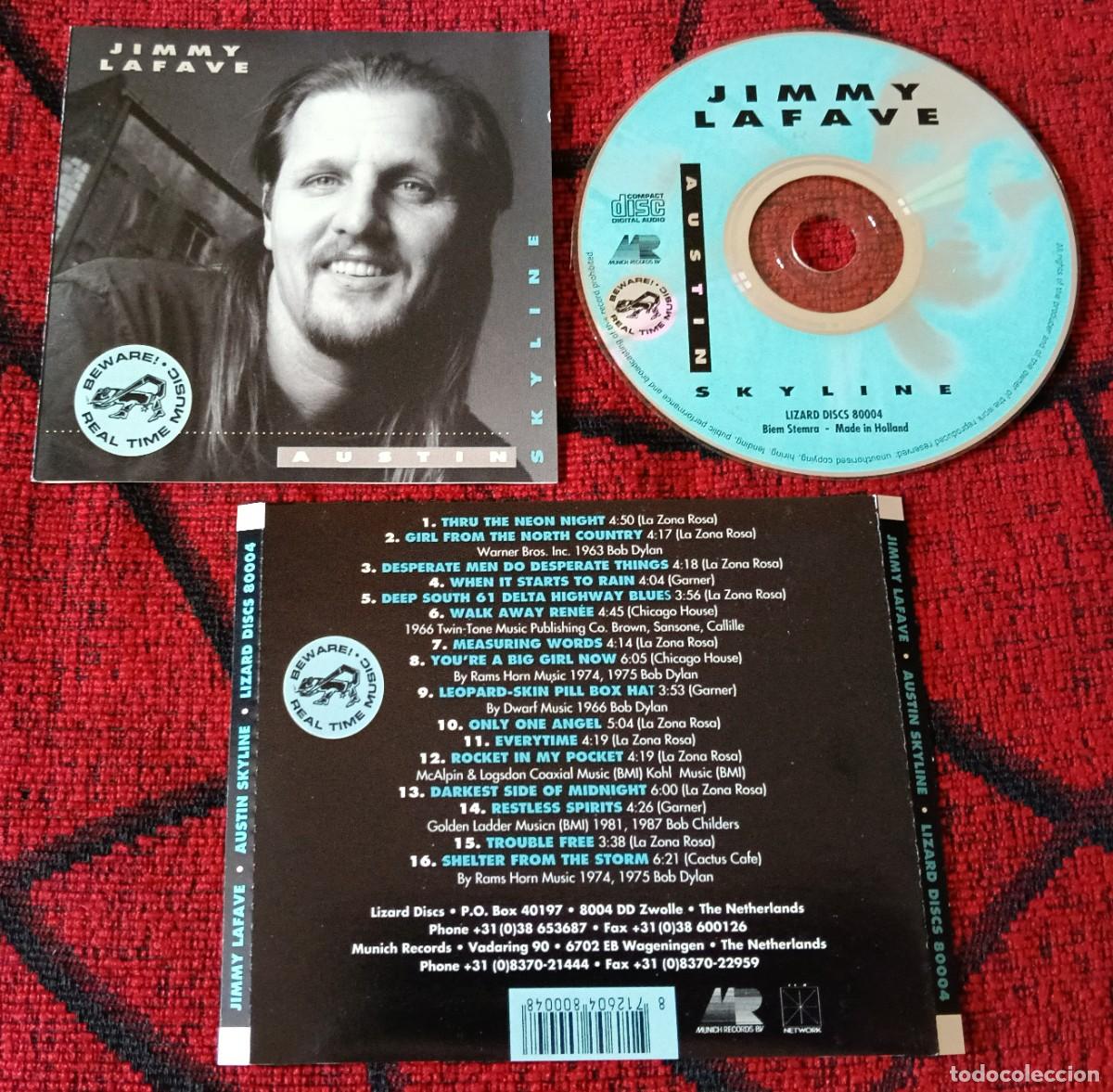 CDs de m&uacute;sica: JIMMY LAFAVE ** Austin Skyline ** CD 1992