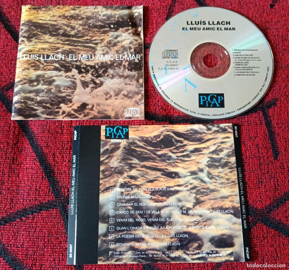 CDs de m&uacute;sica: LLUIS LLACH ** El Meu Amic El Mar ** CD REEDICION 1992