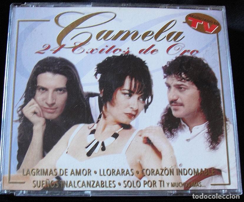 CDs de m&uacute;sica: CAMELA 24 EXITOS DE ORO 2 CD - 24 TEMAS - INCLUYE LIBRETO CON BIOGRAF&Iacute;A EN EL INTERIOR -