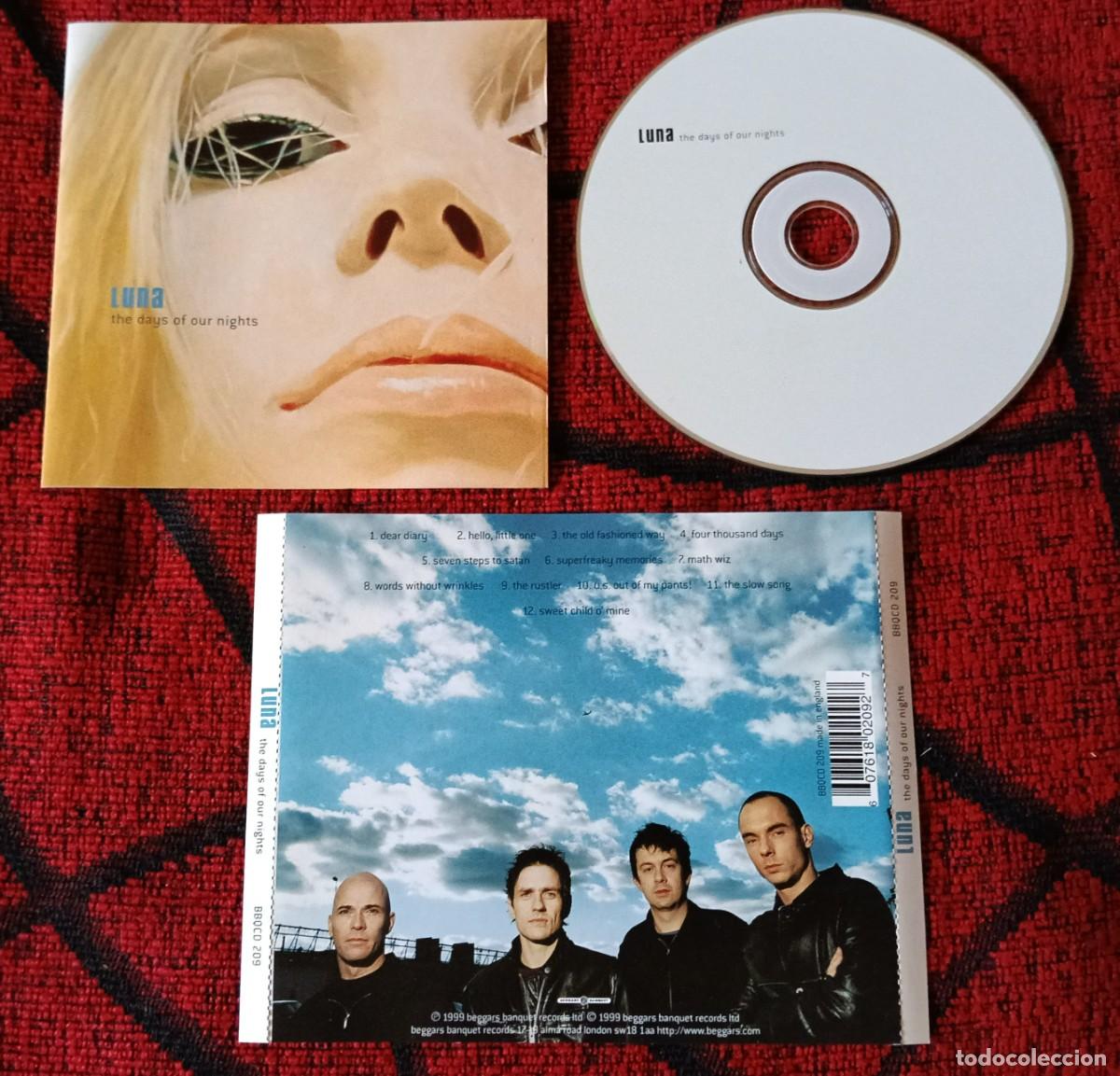 CDs de m&uacute;sica: LUNA ** The Days Of Our Nights ** CD 1999 UK
