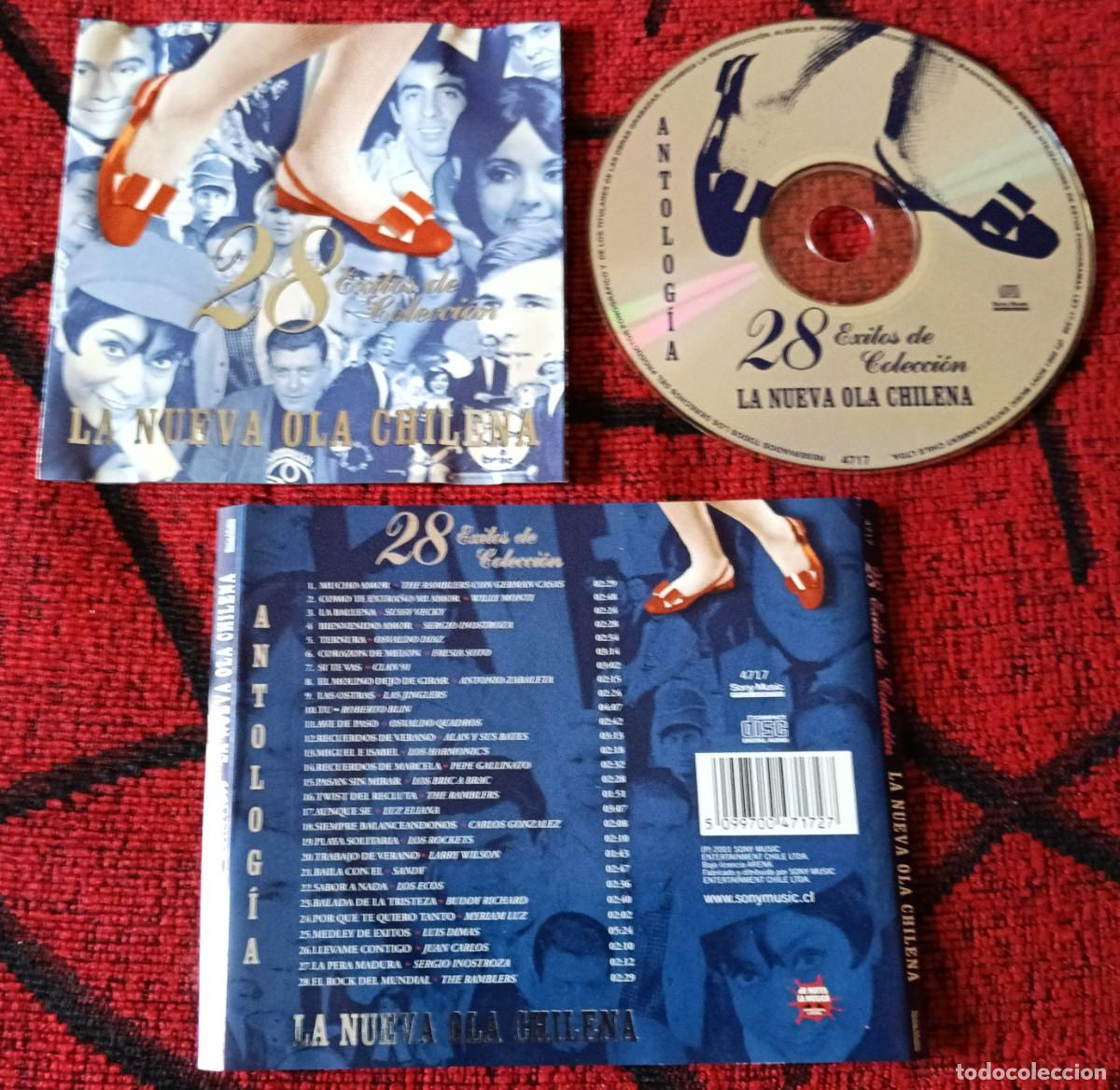 CDs de m&uacute;sica: LA NUEVA OLA CHILENA CD 2001 The Ramblers, Willy Monti, Los Jinglers, Ecos, Larry Wilson