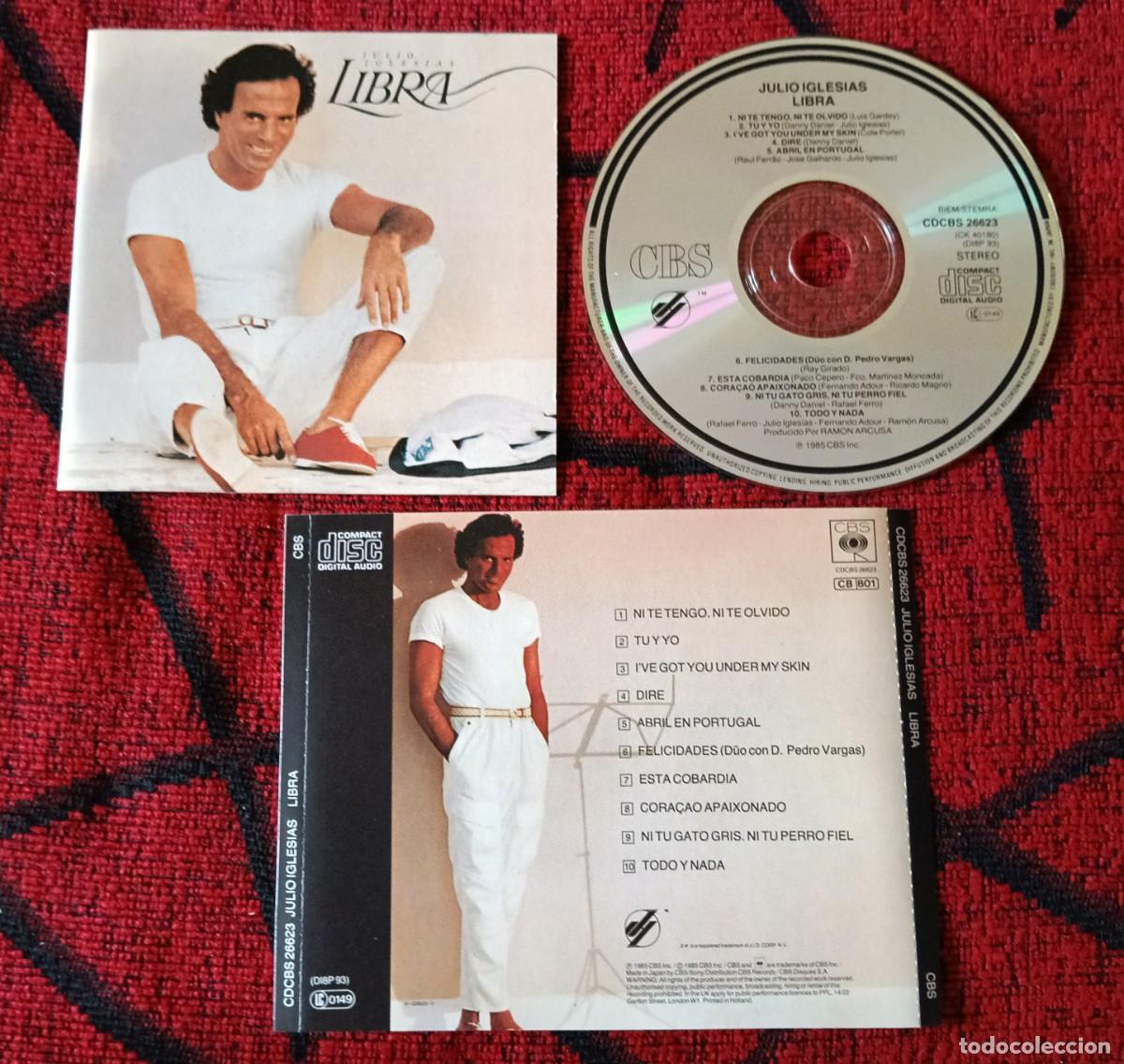 CDs de m&uacute;sica: JULIO IGLESIAS ** Libra ** CD 1985 - Foto 1