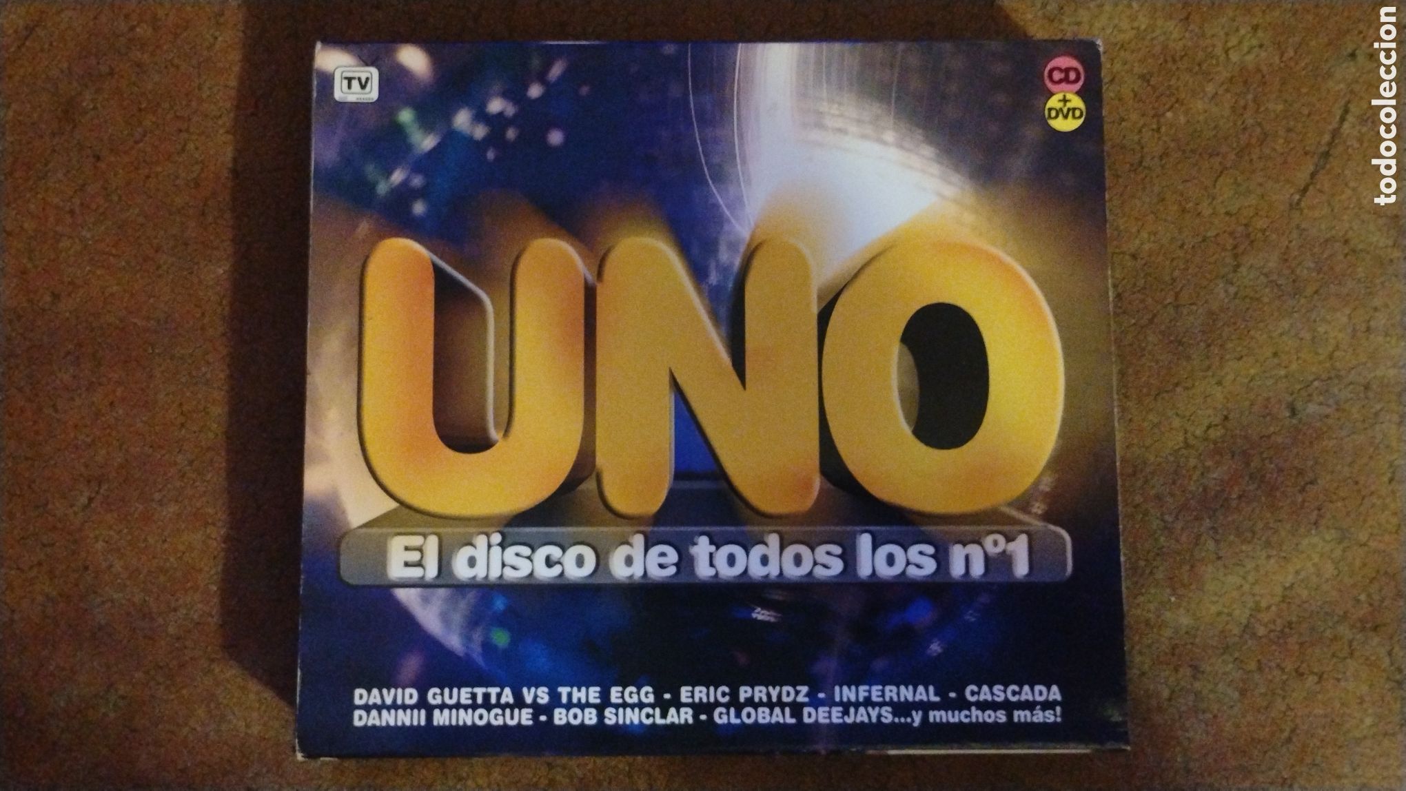 CDs de m&uacute;sica: UNO (EL DISCO DE TODOS LOS N&deg;1)-2xCD-BLANCO Y NEGRO/SPAIN-KSA