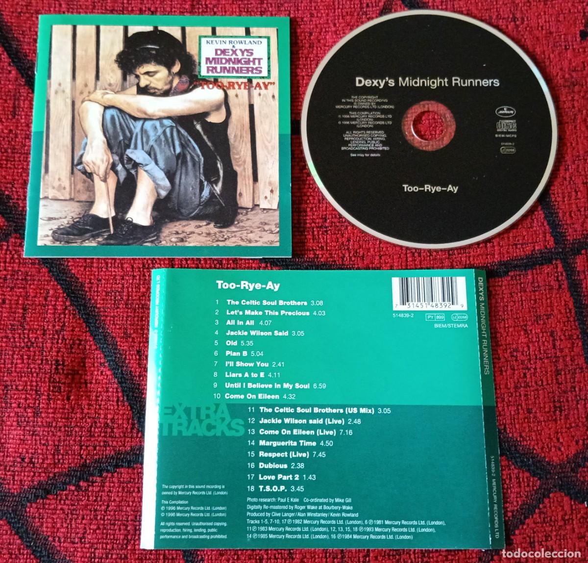 CDs de m&uacute;sica: KEVIN ROWLAND & DEXY'S MIDNIGHT RUNNERS ** Too-Rye-Ay ** CD REEDICION 1996