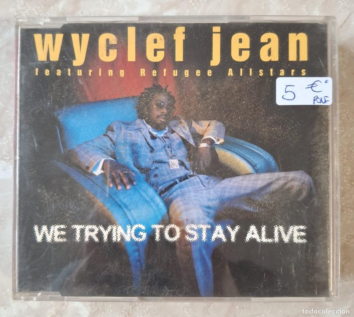 CDs de m&uacute;sica: CD WYCLEF JEAN WE TRYING TO STAY ALIVE