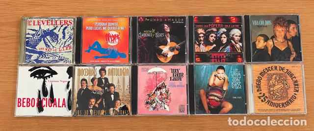 CDs de m&uacute;sica: Lote 39 CDs de m&uacute;sica variada