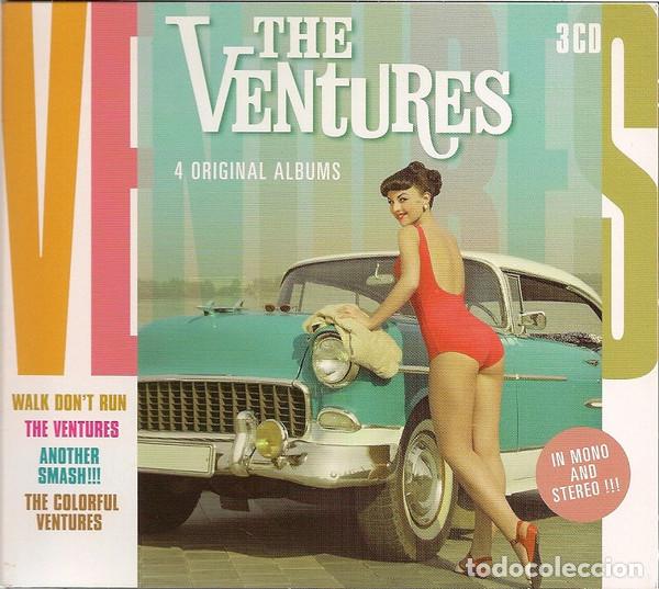 CDs de m&uacute;sica: THE VENTURES - 4 ORIGINAL ALBUMS - 3 CD