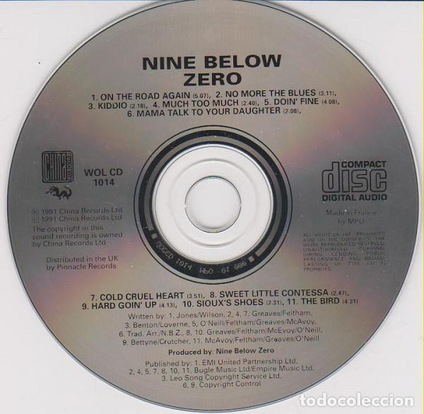 CDs de m&uacute;sica: NINE BELOW ZERO - ON THE ROAD AGAIN - CD - Foto 3