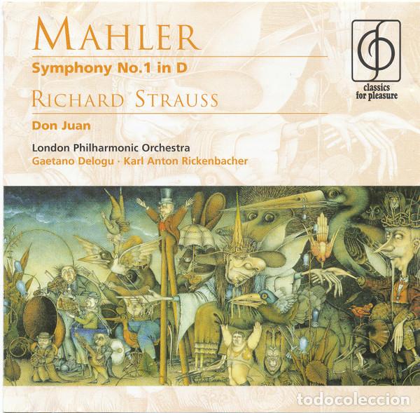 CDs de m&uacute;sica: GUSTAV MAHLER Y OTROS - MAHLER - SYMPHONY NO. 1 IN D / RICHARD STRAUSS - DON JUAN - CD