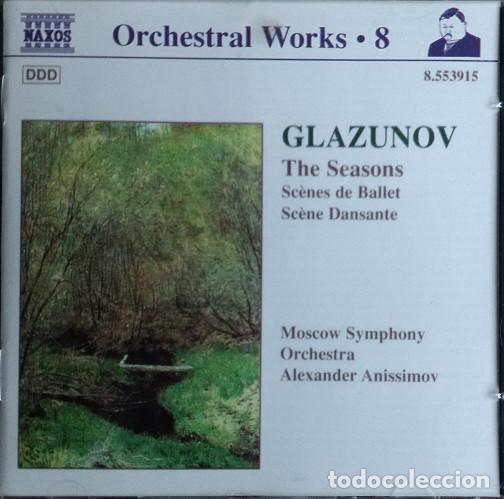 CDs de m&uacute;sica: ALEXANDER GLAZUNOV Y OTROS - THE SEASONS, SC&Egrave;NES DE BALLET, SC&Egrave;NE DANSANTE - CD