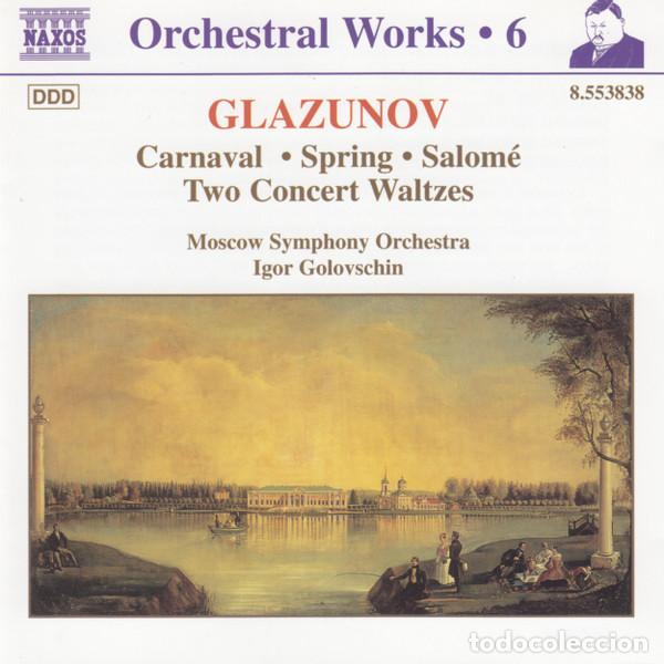 CD de M&uacute;sica: ALEXANDER GLAZUNOV Y OTROS - CARNAVAL ･ SPRING ･ SALOM&Eacute; ･ TWO CONCERT WALTZES - CD