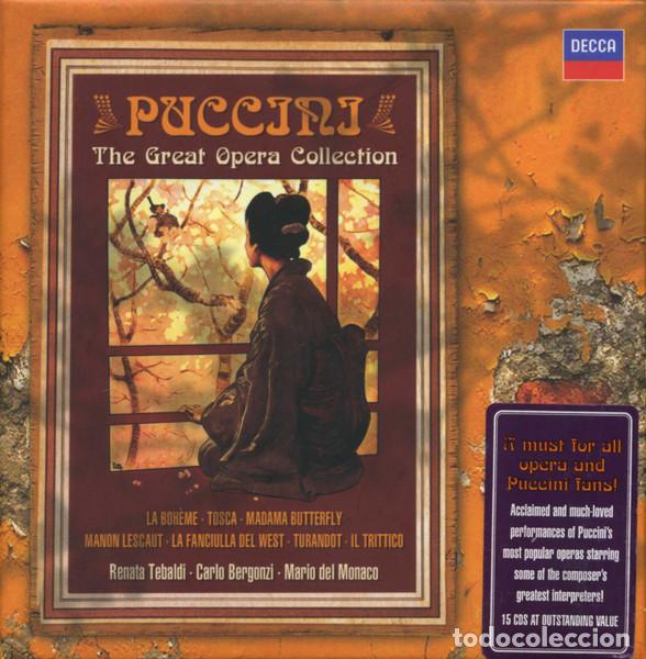 CDs de m&uacute;sica: GIACOMO PUCCINI Y OTROS - THE GREAT OPERA COLLECTION: LA BOH&Egrave;ME &middot; TOSCA &middot; MADAMA BUTTERFLY &middot; MANON L
