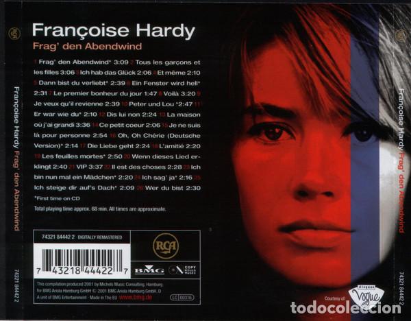 CDs de m&uacute;sica: FRAN&Ccedil;OISE HARDY - FRAG DEN ABENDWIND - CD - Foto 2