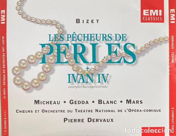 CDs de m&uacute;sica: GEORGES BIZET Y OTROS - LES P&Ecirc;CHEURS DE PERLES + IVAN IV (EXCERPTS) - 2 CD