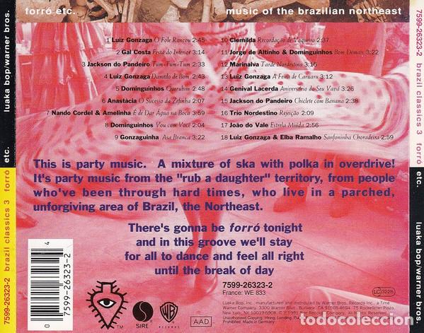 CDs de m&uacute;sica: VARIOS - BRAZIL CLASSICS 3 - FORR&Oacute; ETC. - CD - Foto 2
