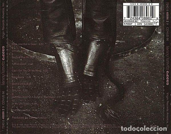 CDs de m&uacute;sica: LENNY KRAVITZ - CIRCUS - CD - Foto 2