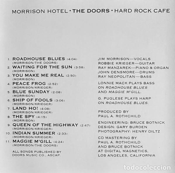 CDs de m&uacute;sica: THE DOORS - MORRISON HOTEL - CD - Foto 6